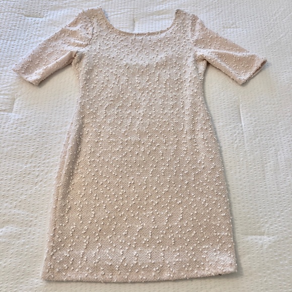 Forever21 Off White Midi Dress, with Sequins, low back, lined, never worn. - Picture 4 of 4